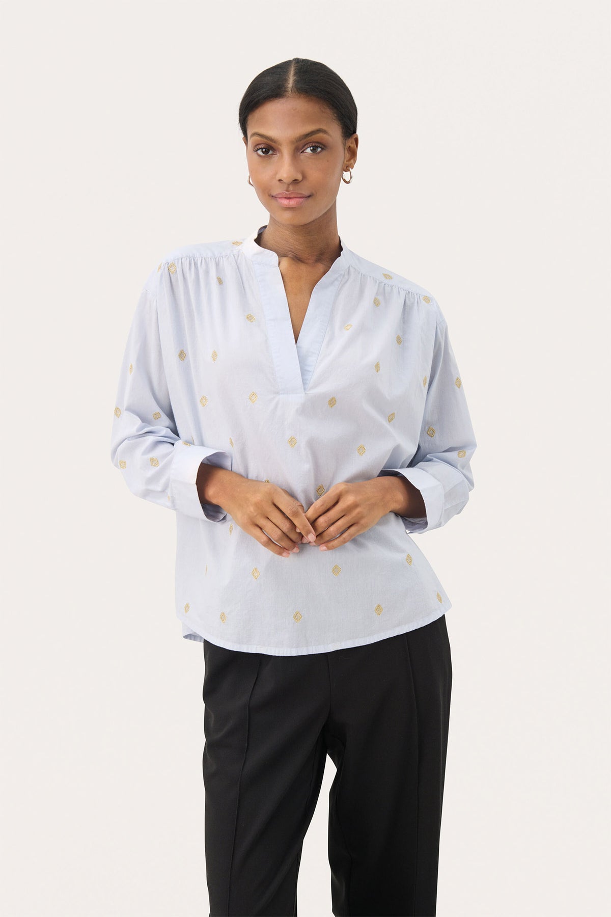 NatalePW BL Heather Gold Broderi - 30309450
