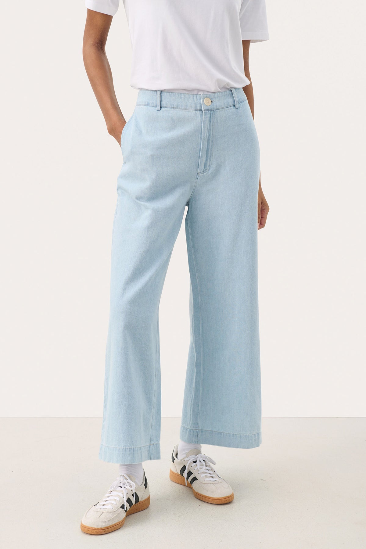 CoraliesPW PA Vitaktig Blå Denim