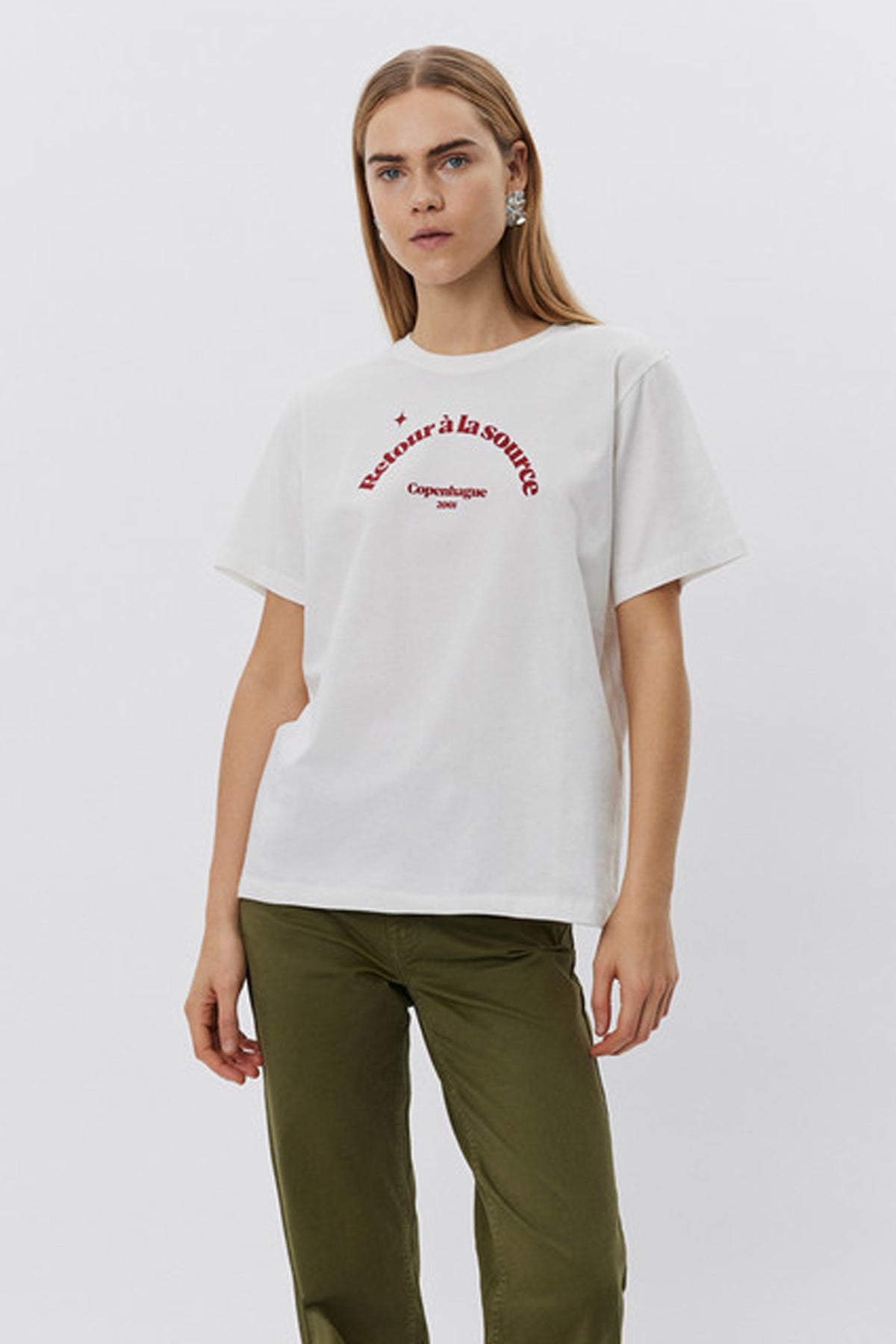 ZENASW T-SHIRT 0124 Snövit - S251215