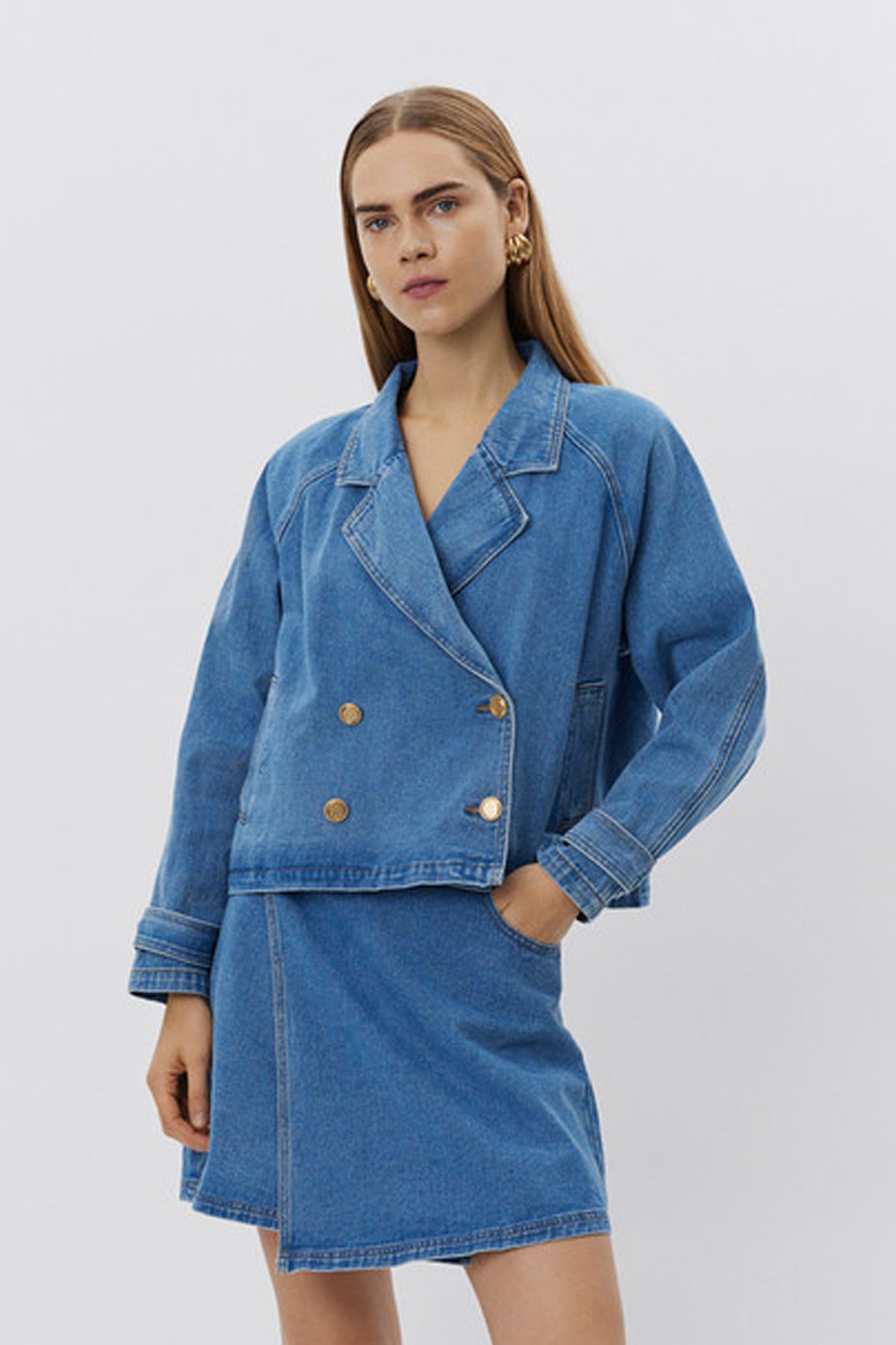EUDORASW JACKET 5002 Denim blue - S251250