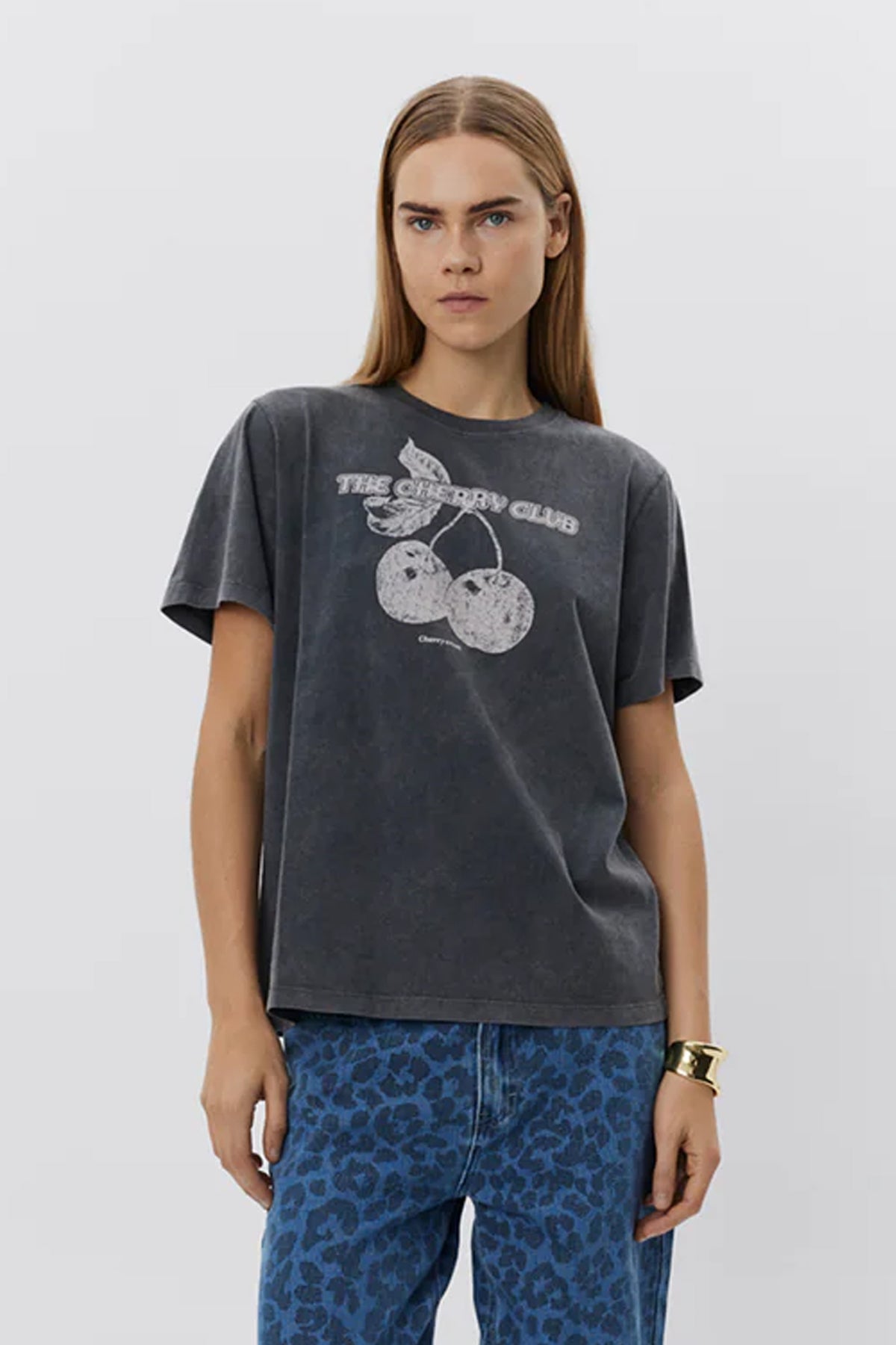 ZENASW T-SHIRT 1015 Tvättad svart - S251435