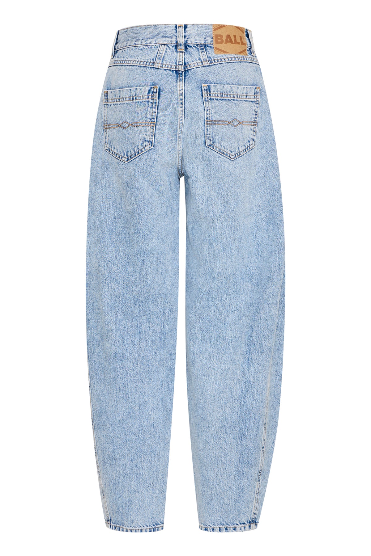 BACAVI CURVED JEANS Light Blue Denim - 50405101