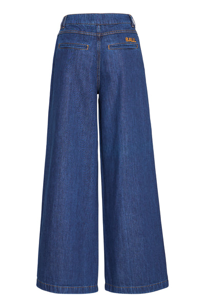 BAWILMA WIDE JEANS MEDIUM BLUE WASH - 50405102 Thumbnail