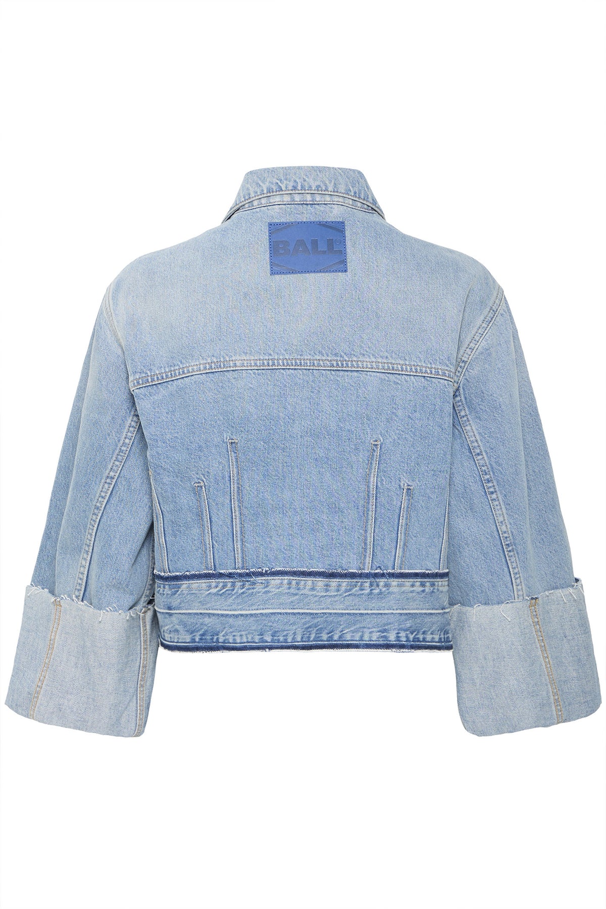 BASERAFINA KORT JACKA Ljusblå denim - 50405169