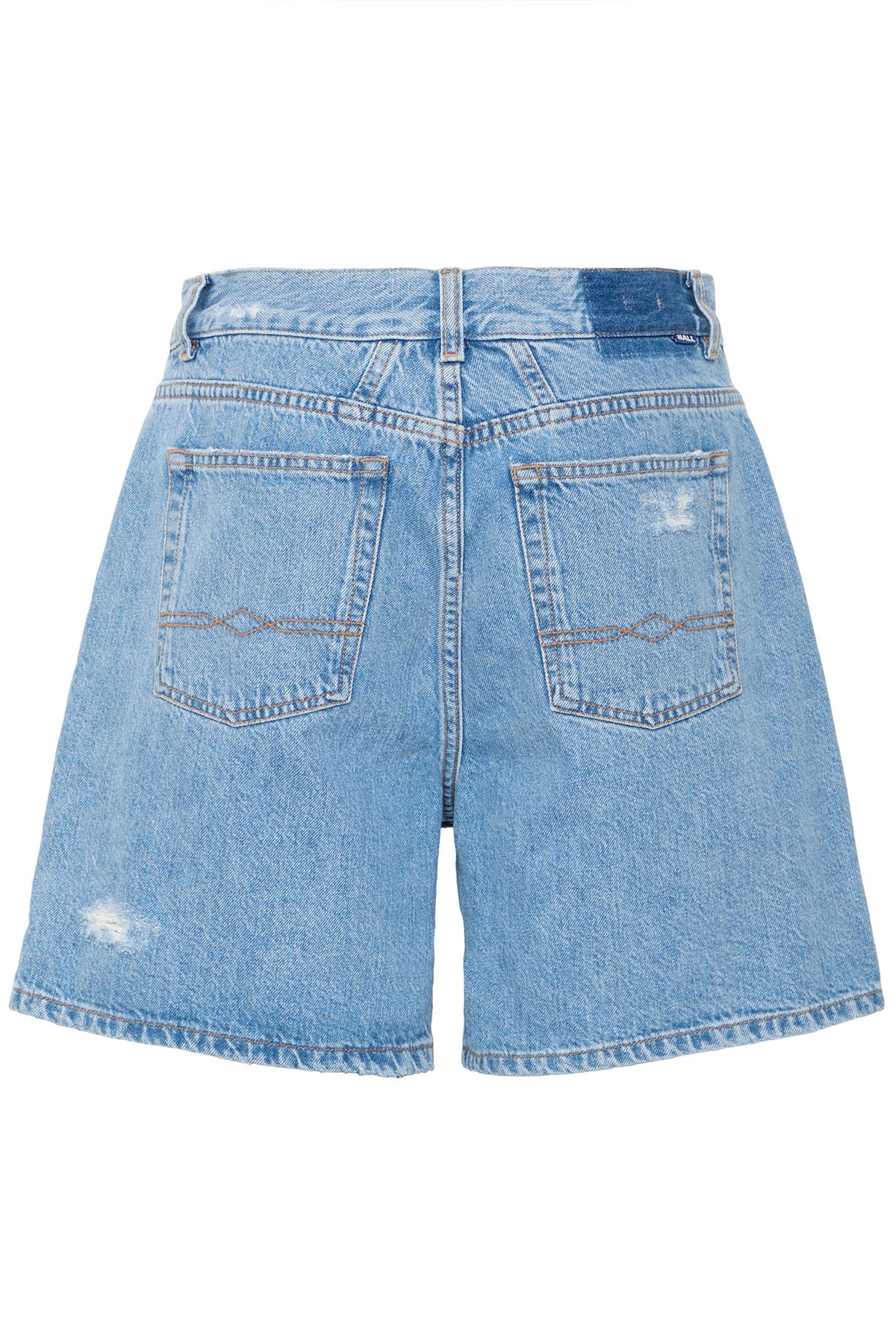 BASERRE DENIM SHORTS Ljusblå denim - 50405171
