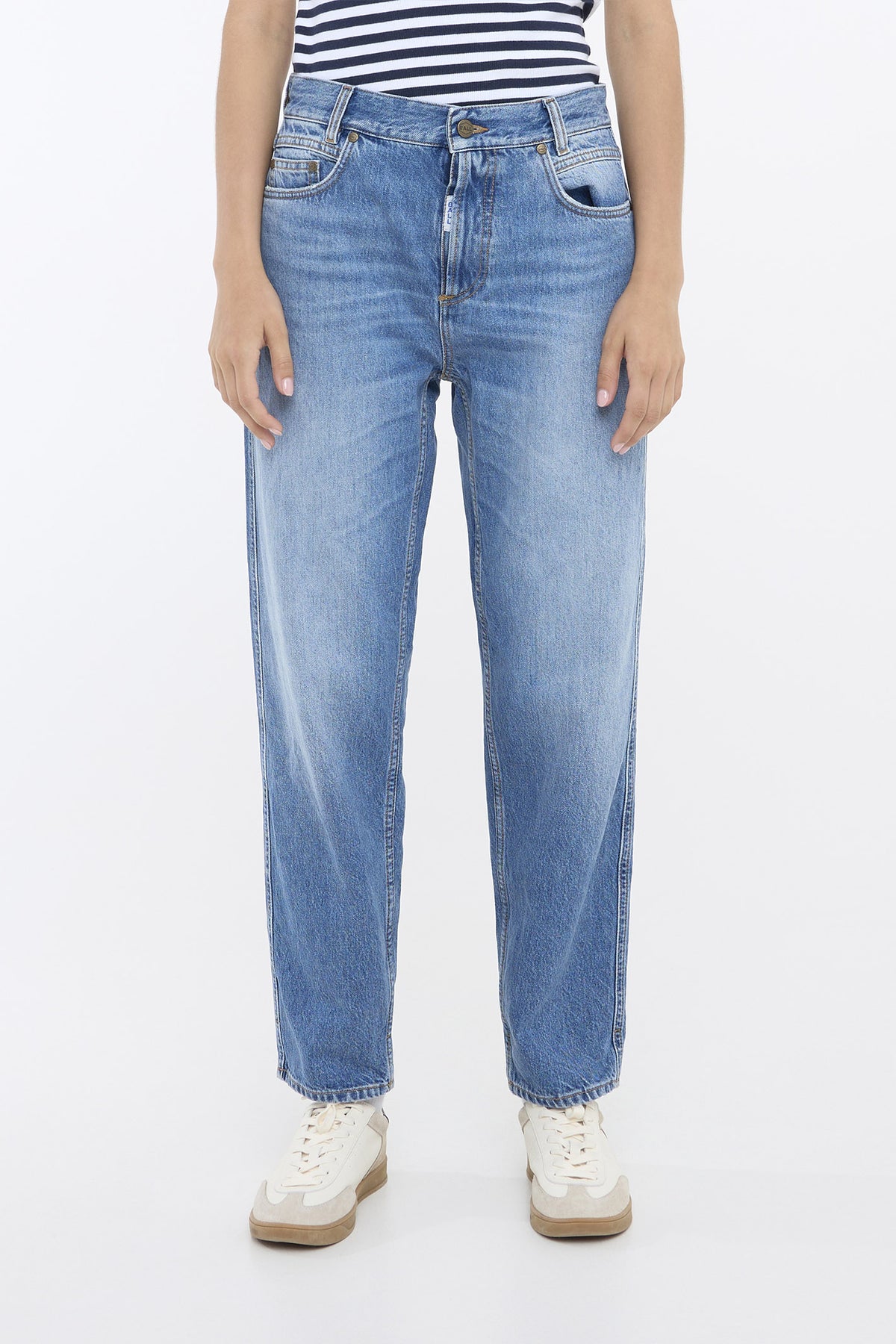 BAPAOLO JEANS MEDIUM BLUE WASH - 50405175