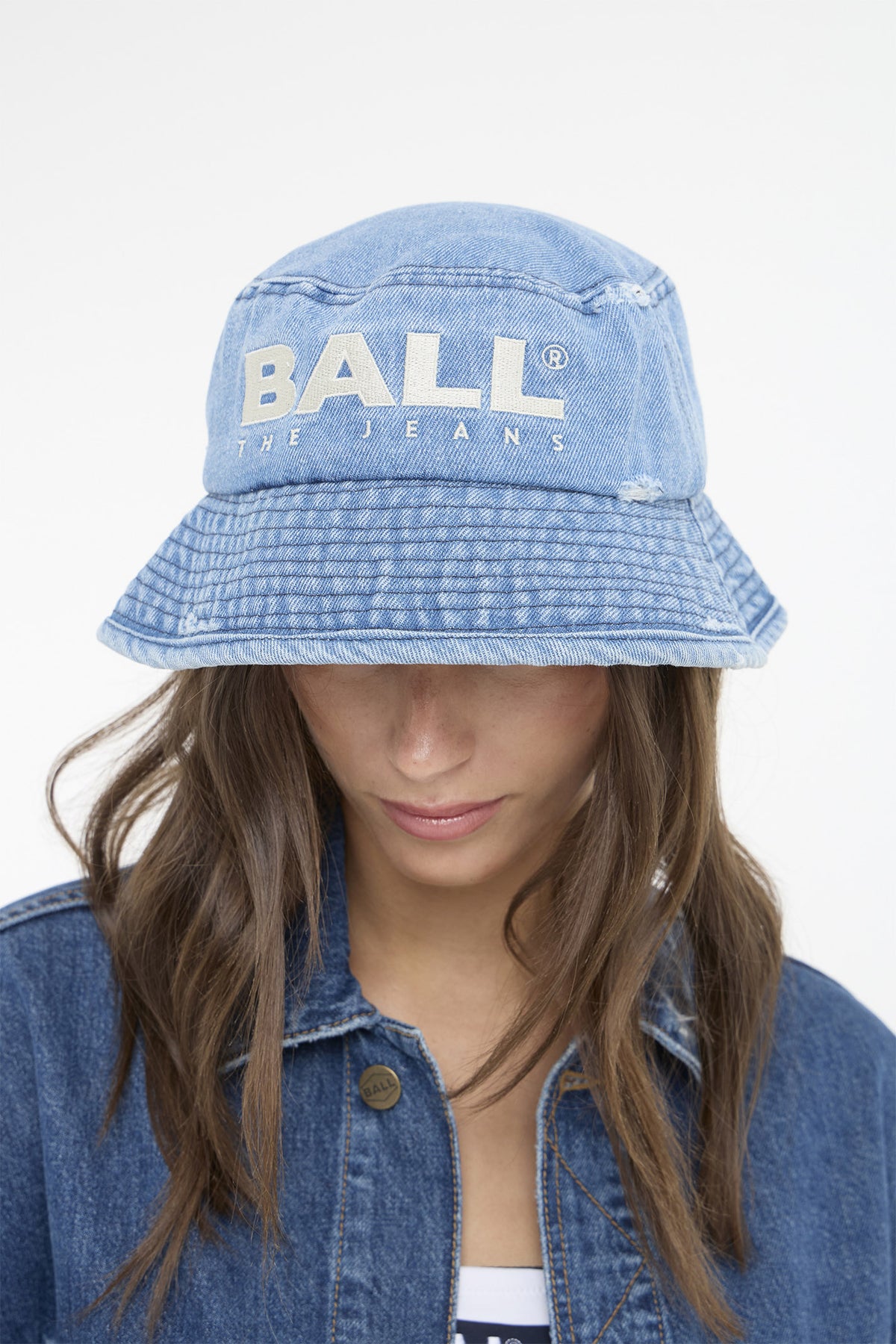 BASOMBRERO HATT Ljusblå denim - 50405247