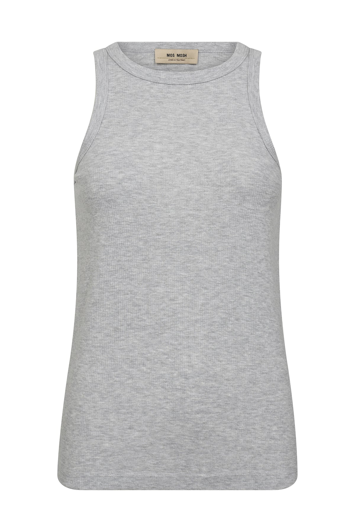 MMLago Tank Top Ljusgrå Melerad - 170570