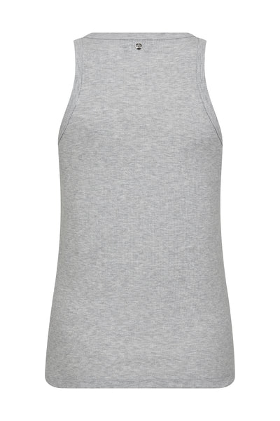 MMLago Tank Top Ljusgrå Melerad - 170570 Thumbnail
