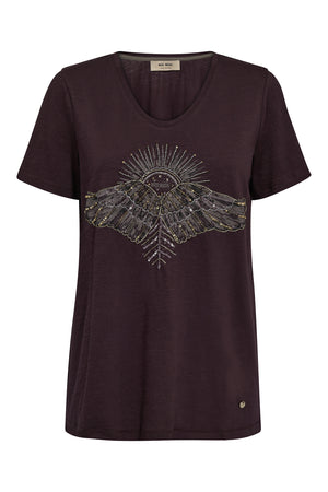 MMNadine O-SS Deco Tee FUDGE - 171110