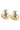 BRUSHED CHUNKY HOOP TILBEHØR GULD - BRUSHED HOOP