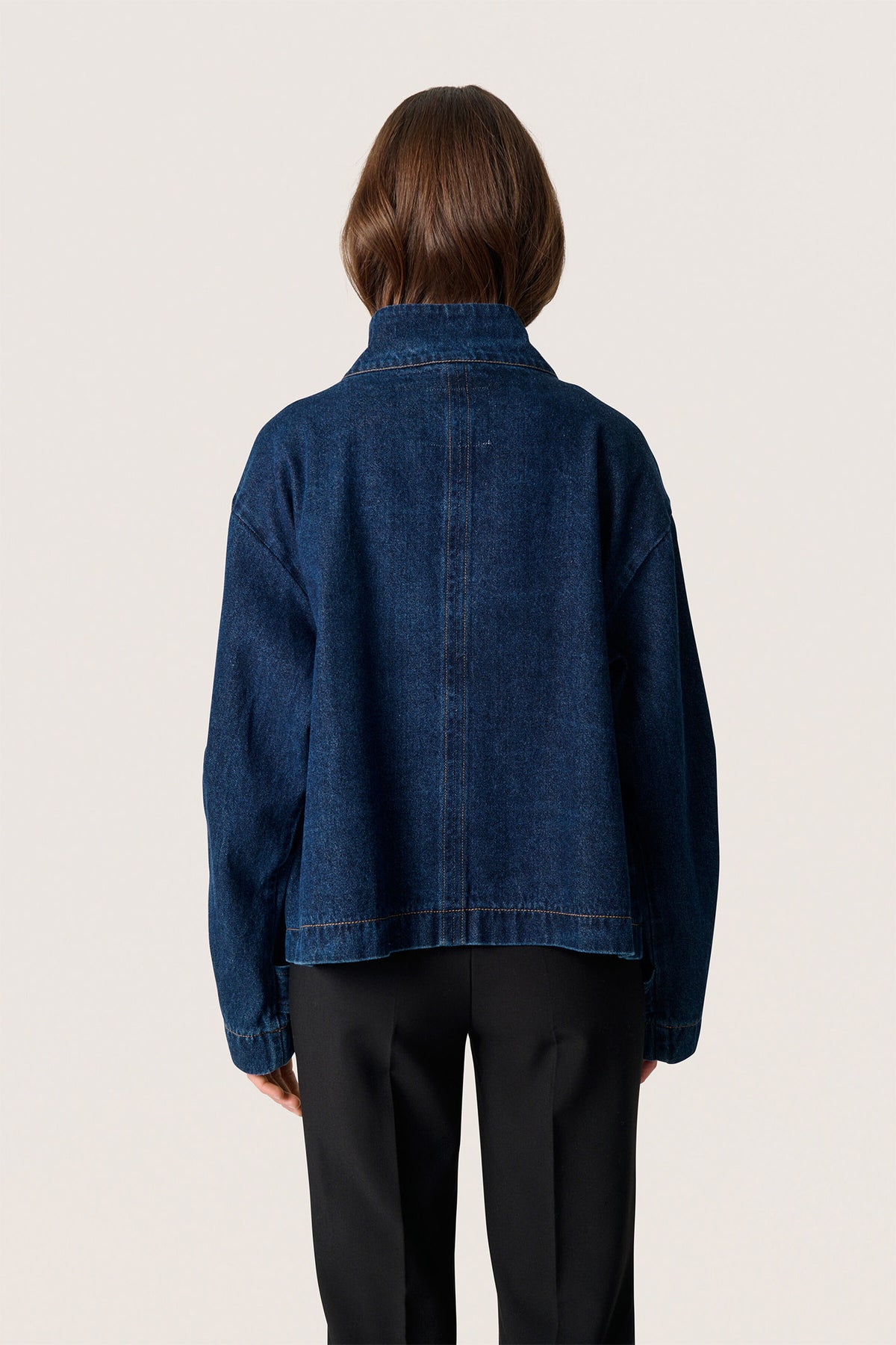 SLJannine Cade Jacka Mörkblå Denim - 30407857