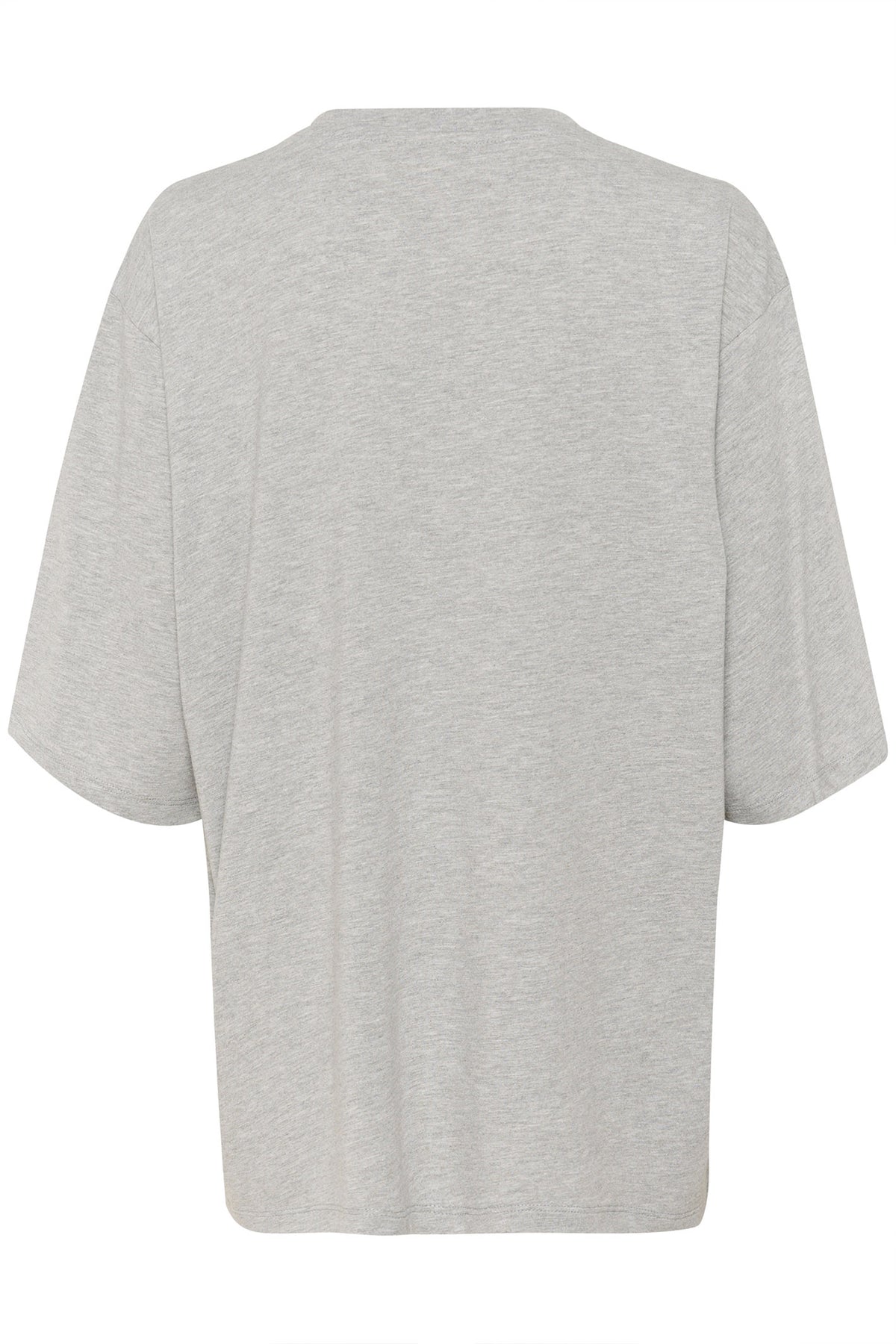 LuelleGZ tee Medium Grey Melange - 10909848