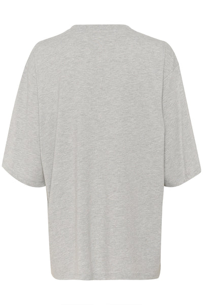 LuelleGZ tee Medium Grey Melange - 10909848 Thumbnail