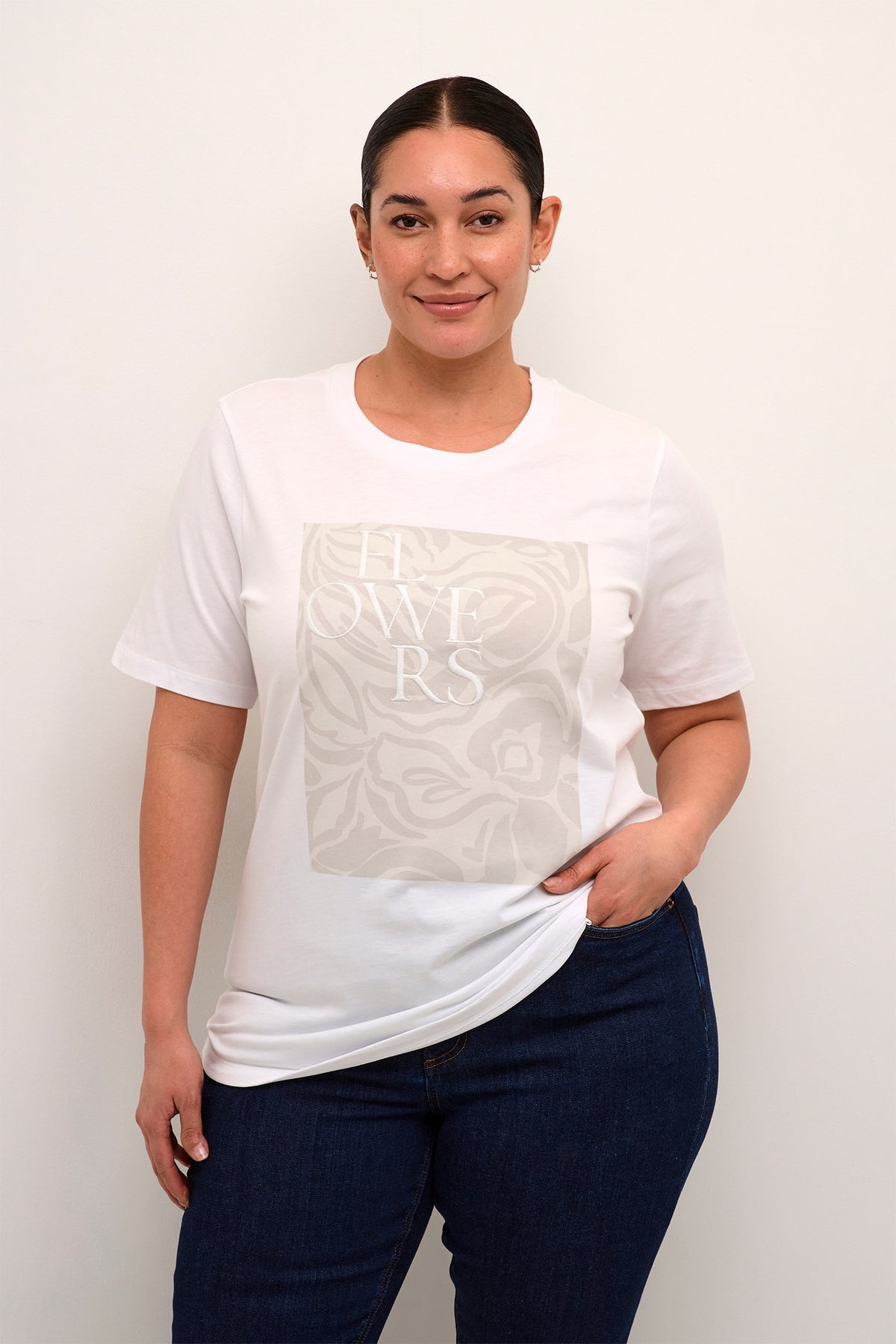 KCrie T-Shirt Optical White