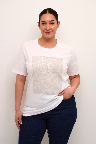 KCrie T-Shirt Optical White Thumbnail