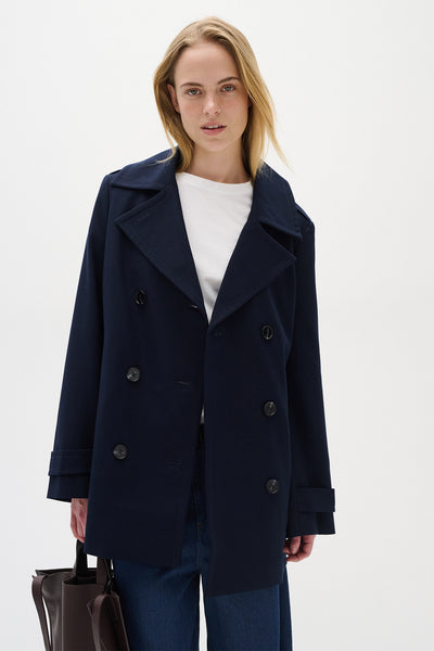 UlrykaIW Sailor Coat Marinblå - 30110019 Thumbnail