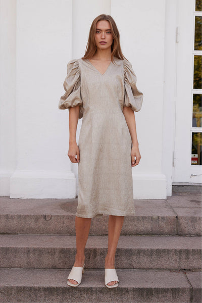 7495 Lyric dress 516 Burnt olive - RDF200 Thumbnail