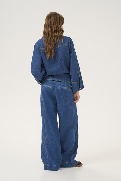 HilmaMW 171 X-Wide Pant Medium Blue Wash - 10705062 Thumbnail
