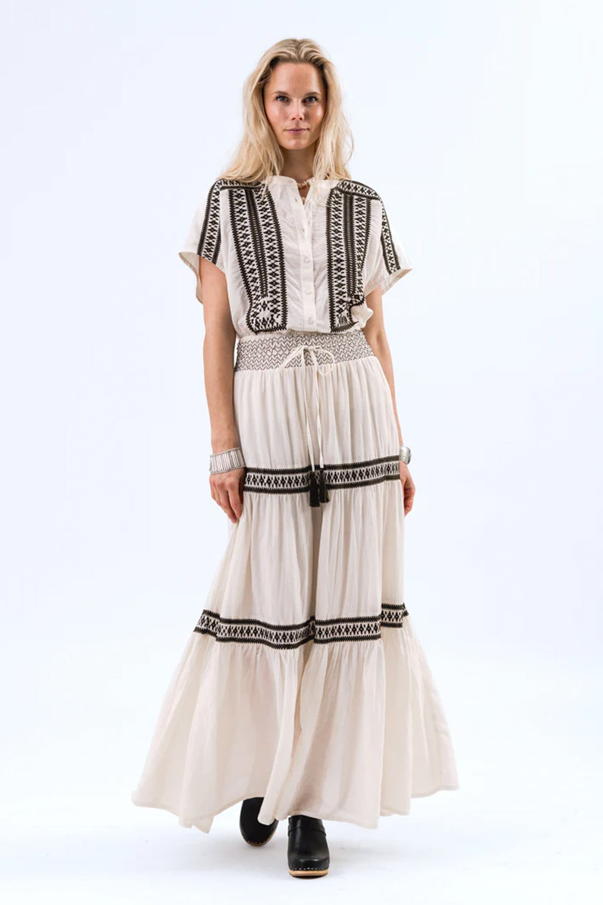 DiamondLL Maxi Skirt 02 Creme