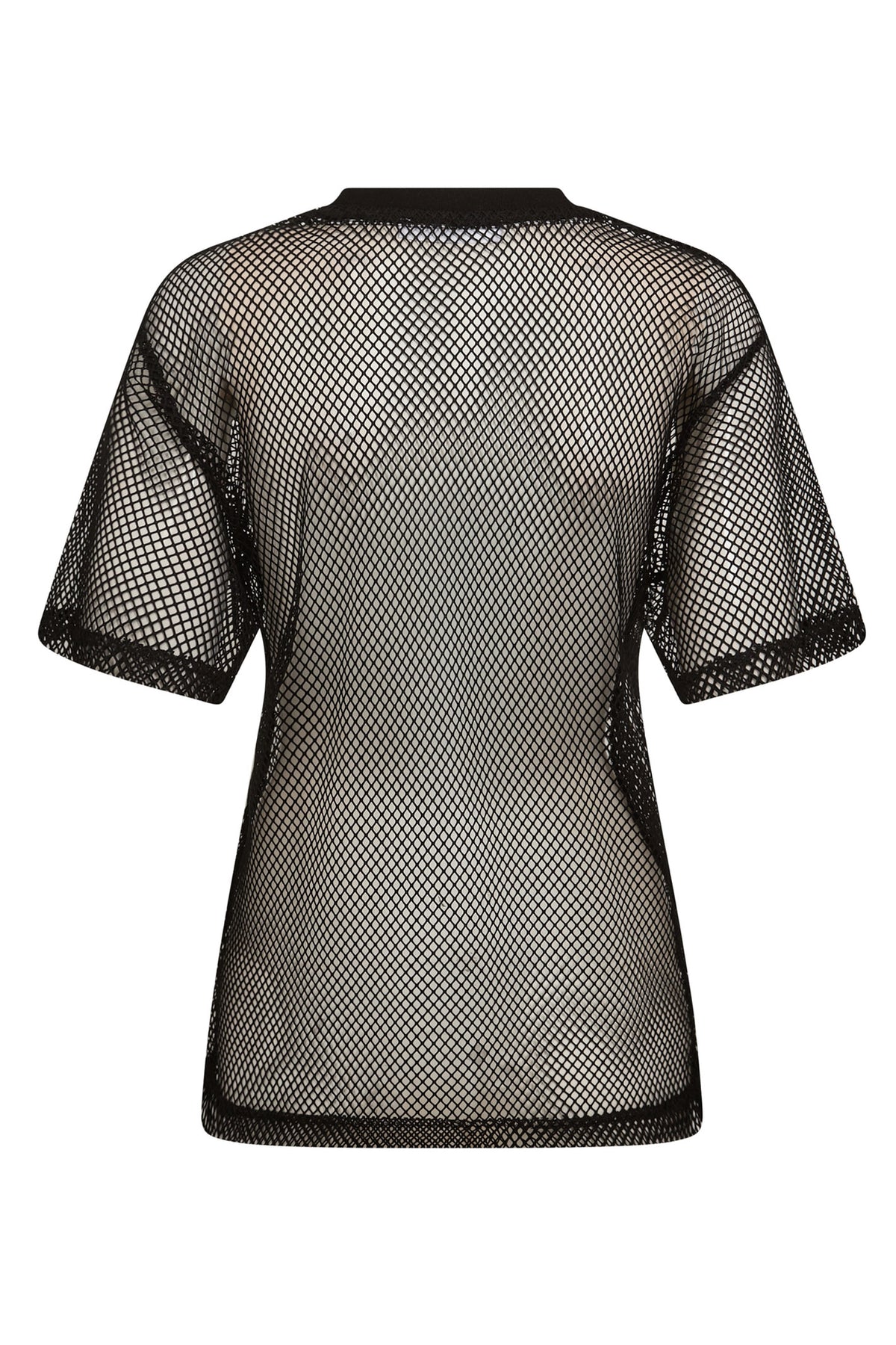 NellyCC Net Oversize Tee 96-Black - 33133