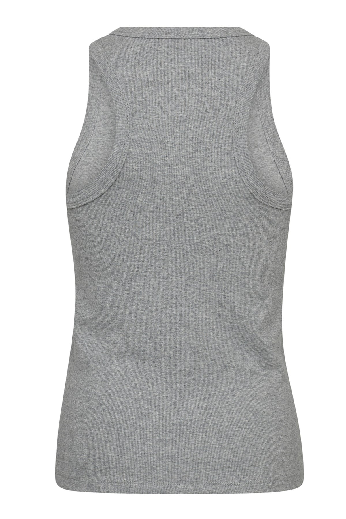 SaharaCC Embroidery Tank Top 138-Ljusgrå - 33151
