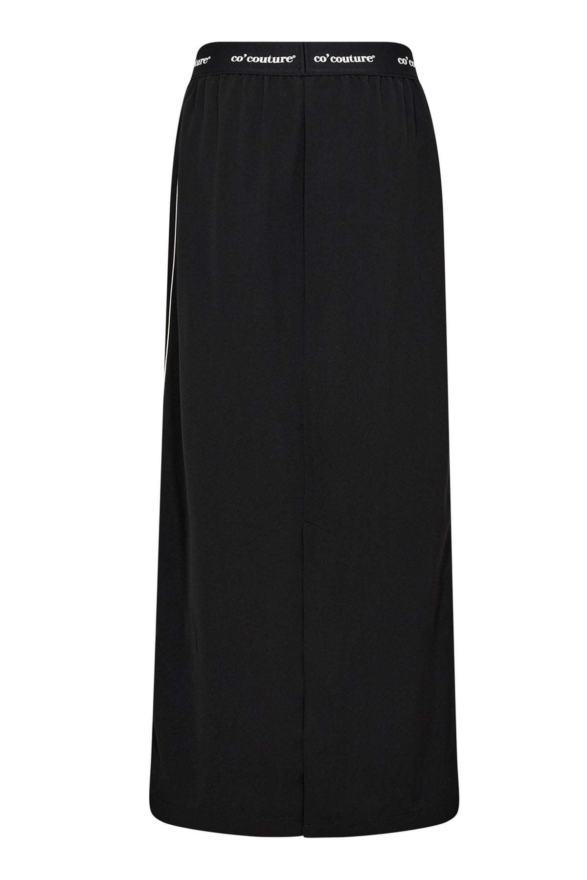 AminaCC Logo Piping Skirt 96-Black - 34182