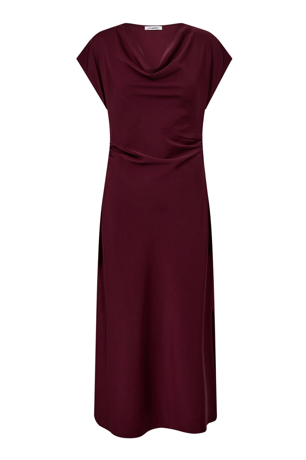 AdnaCC Wing Dress 186-Burgundy - 36449