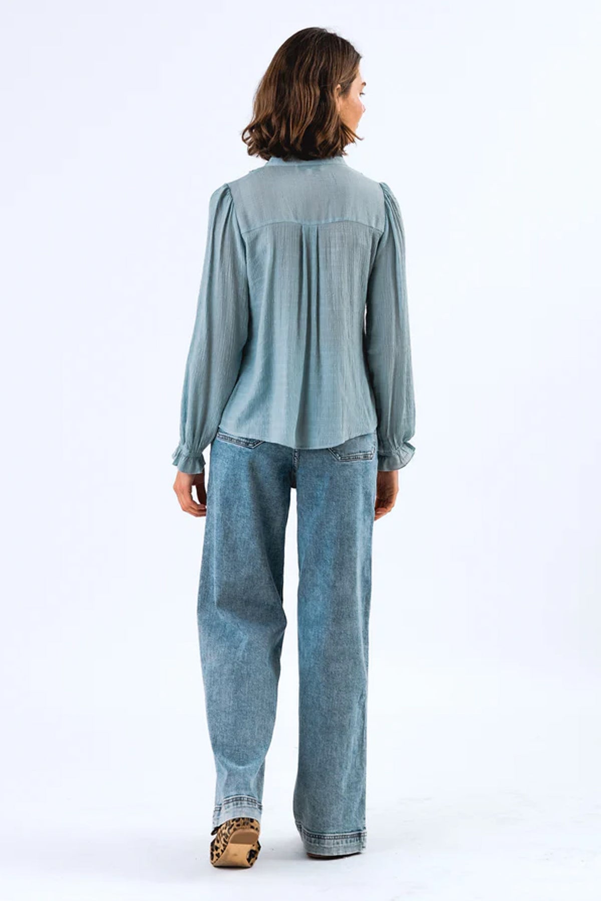 ArielLL Skjorta LS 29 Dusty Blue