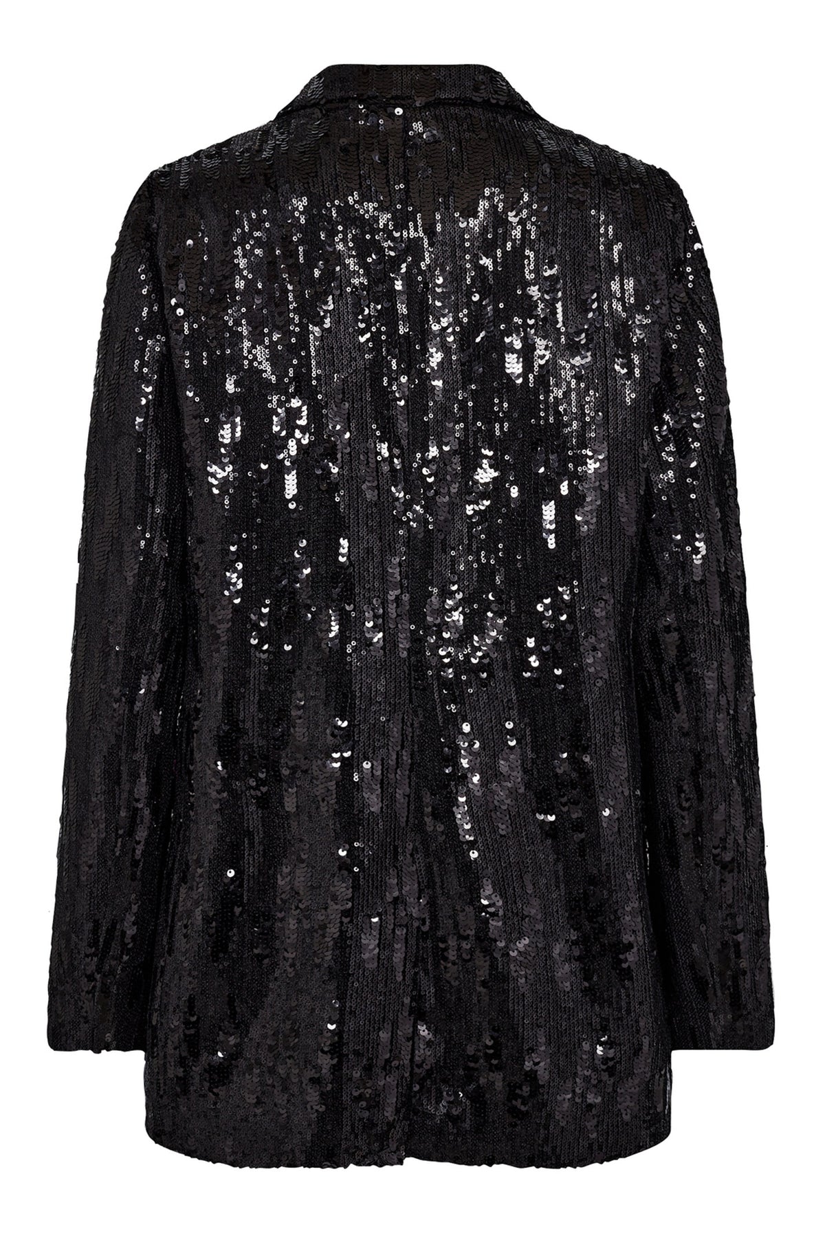 ClubCC Sequin Single Blazer 96-Black - 30247