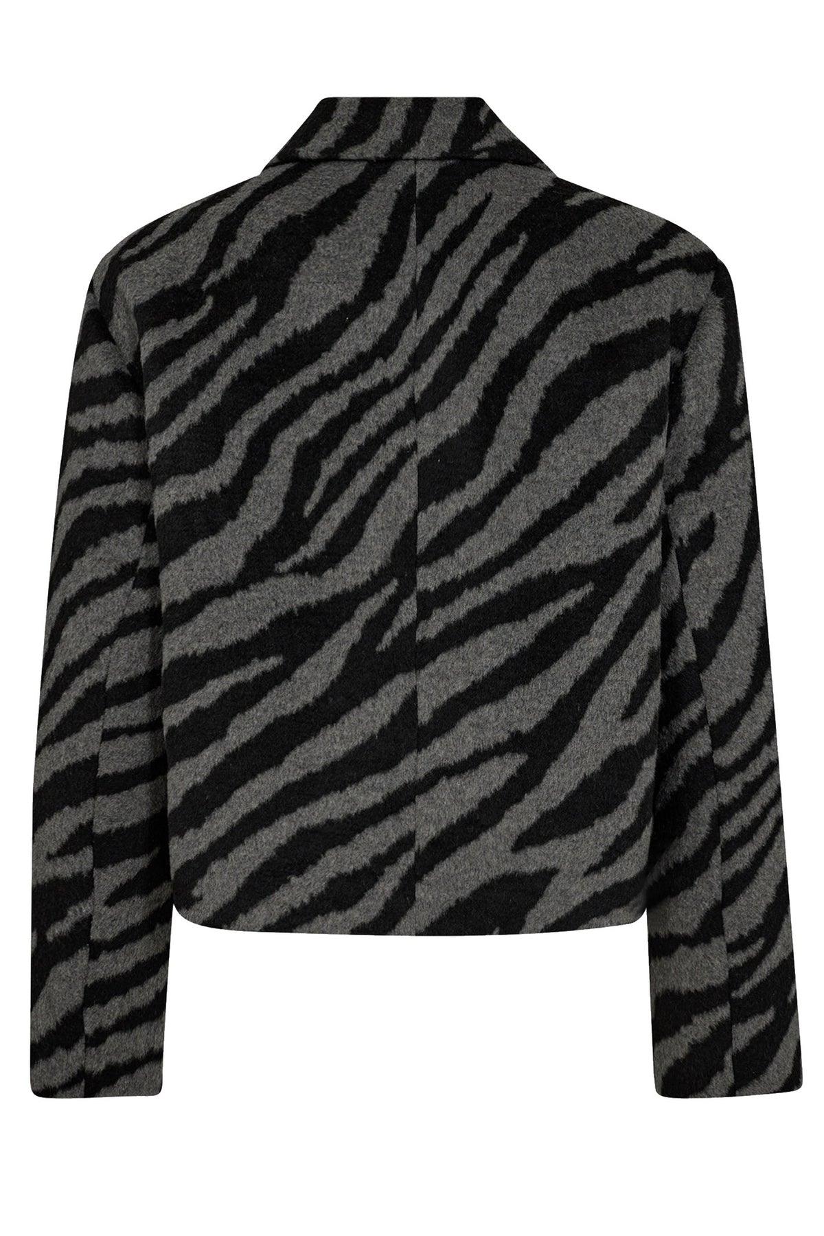 ZuriCC Zebra Crop Jacket 140-Mörkgrå - 30261