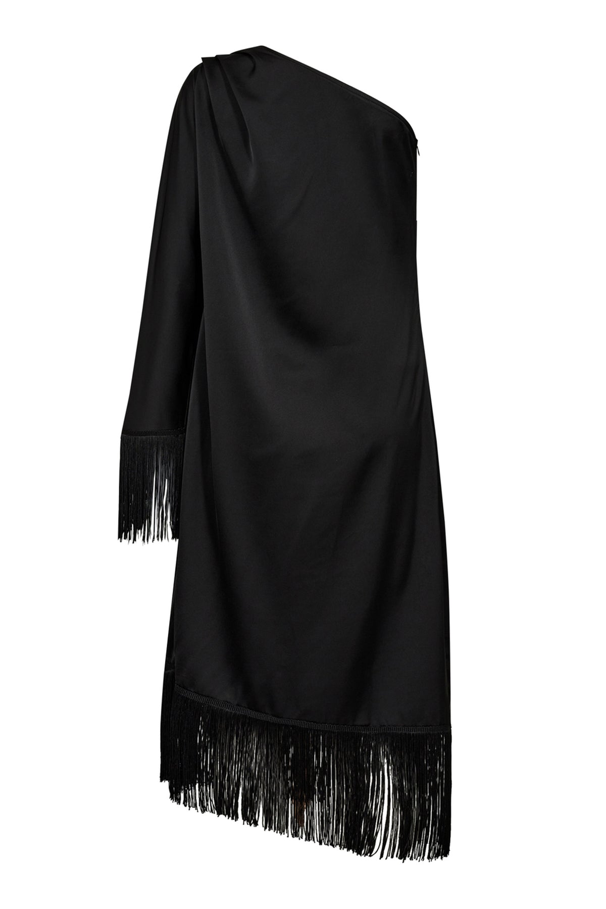 AdnaCC Fringe Dress 96-Black - 36401