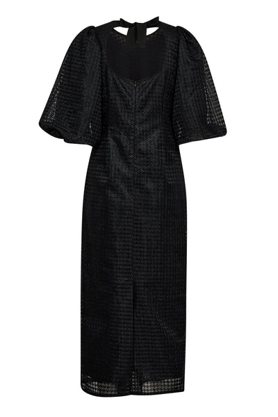 LucyCC Bow Puff Dress 96-Black - 36408 Thumbnail