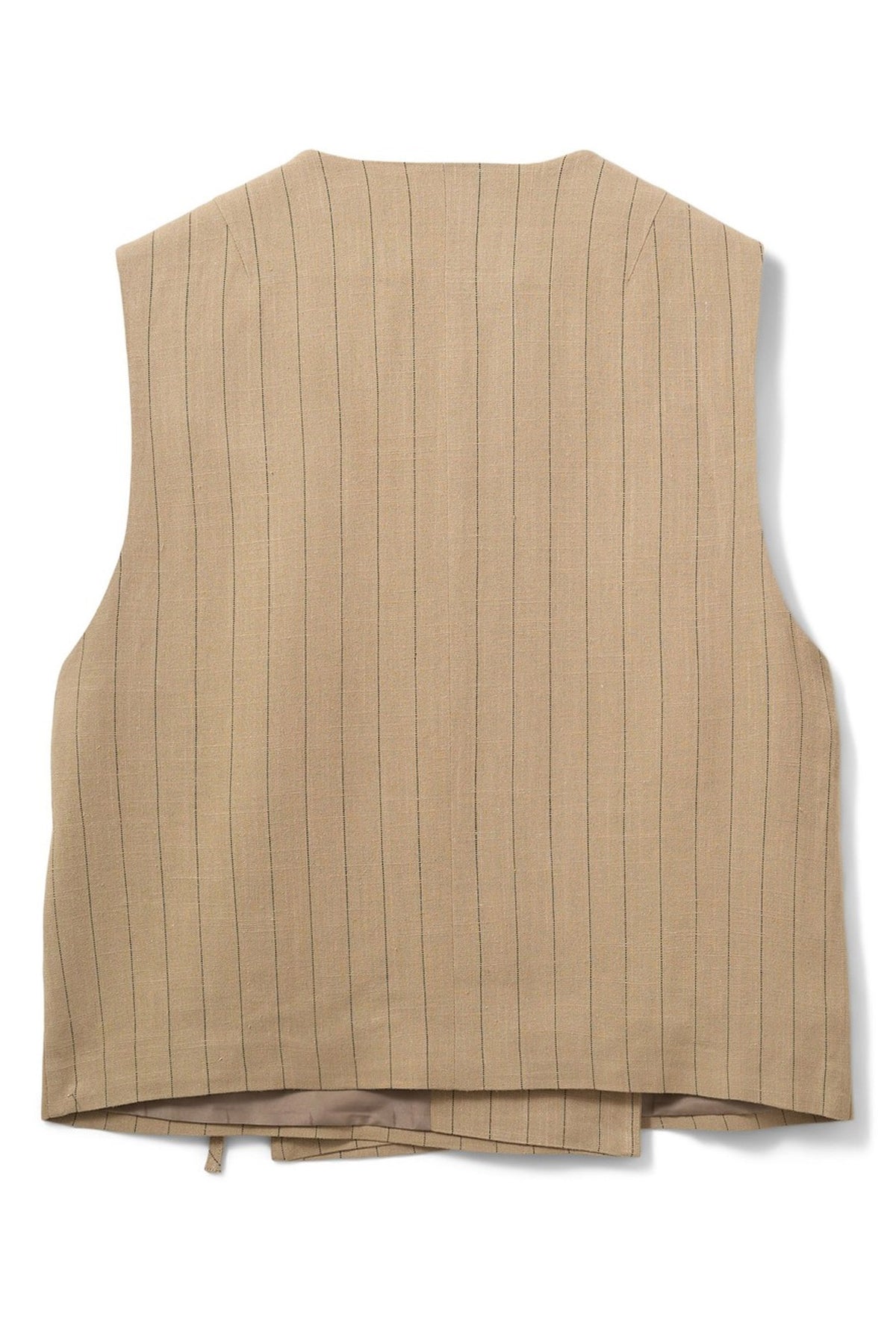 CAILINSW VEST 7118 Ljusbrun randig - S251306