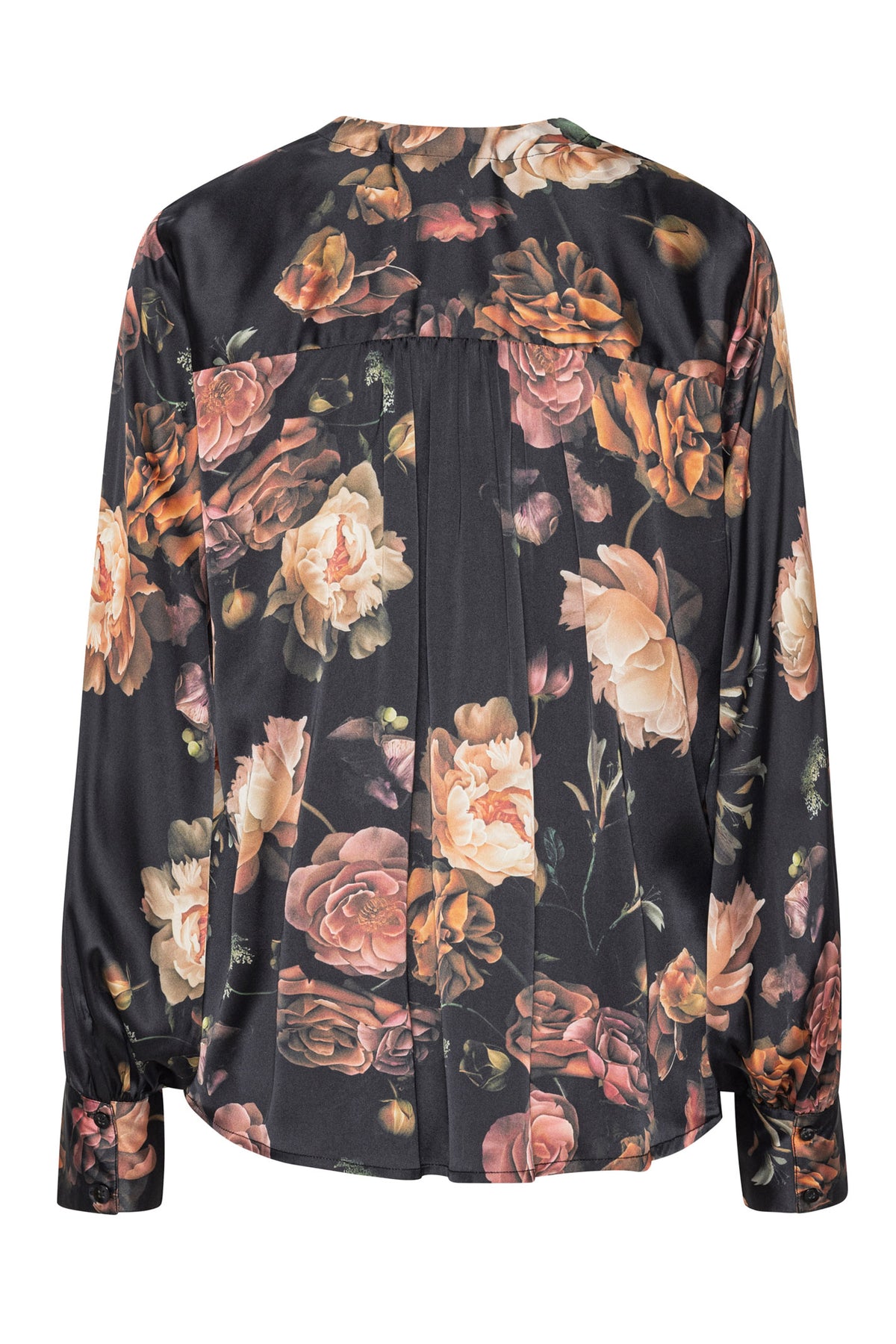 Amelia Scarf Print, Mörk marinblå. - 2128