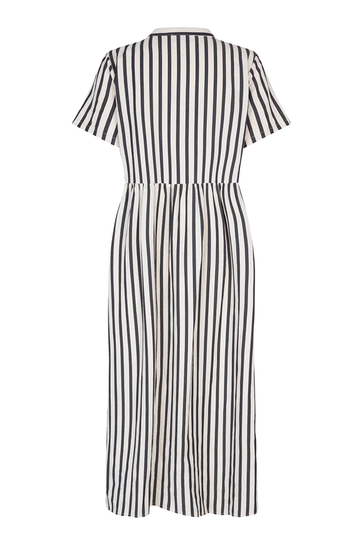 AliyaLl Maxi Dress LS 80 Stripe - 25179-3050