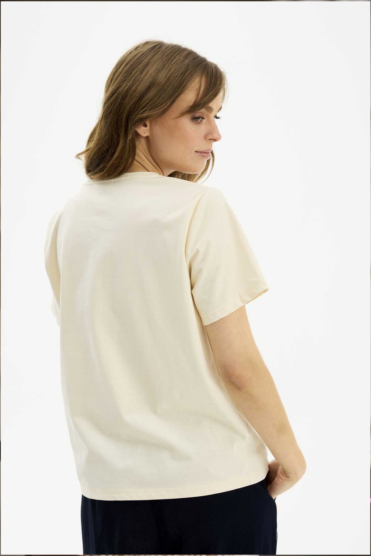 Palma t-shirt Creme - 16599