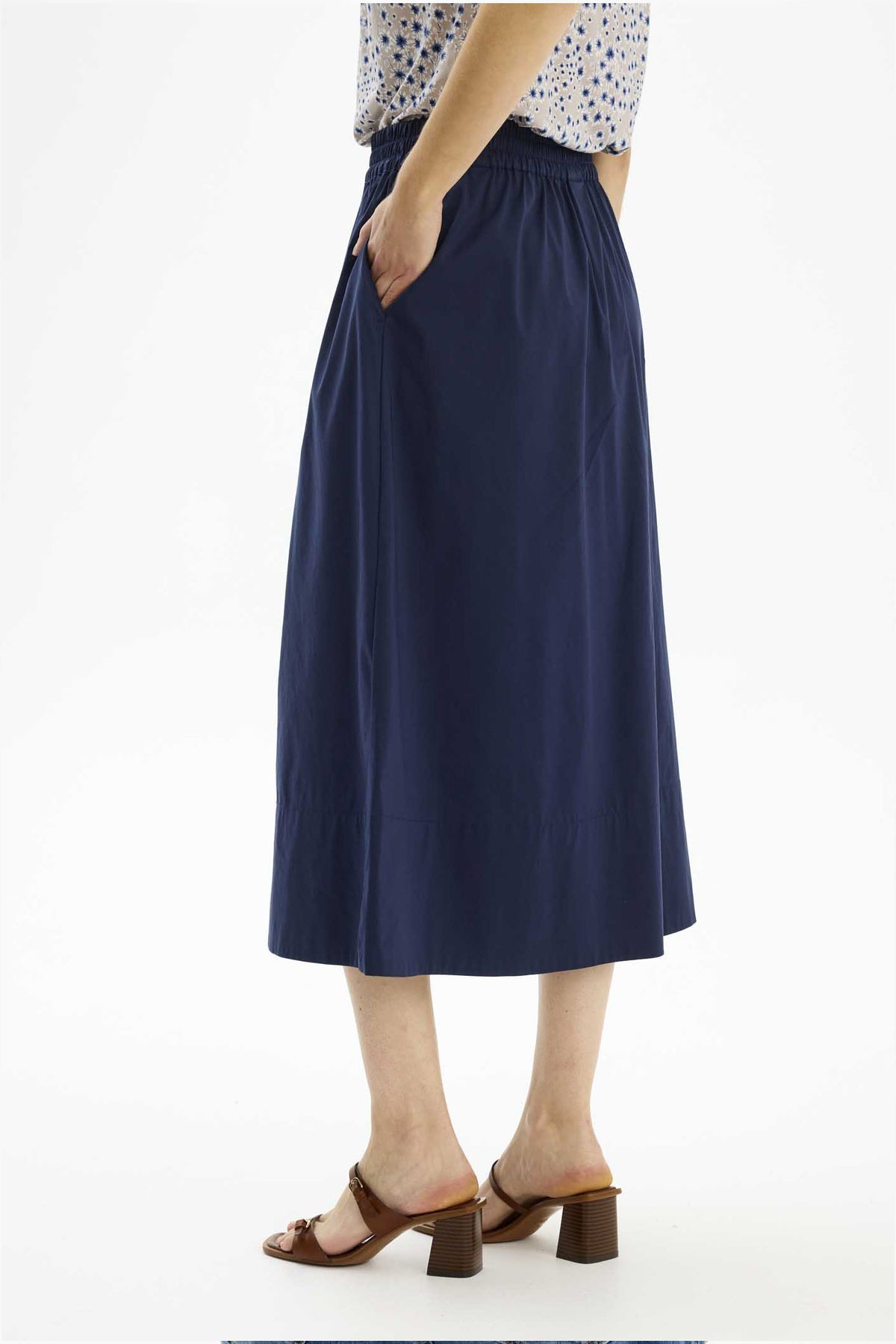 Sandra kjol Navy - 16611