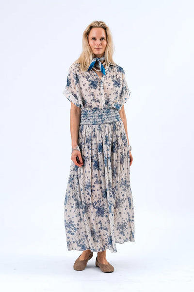 MyraLL Maxi Skirt 23 Mörkblå - 25136-2017 Thumbnail