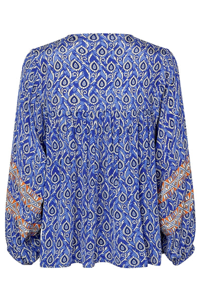 TeelLL Blouse LS 20 Blå Thumbnail