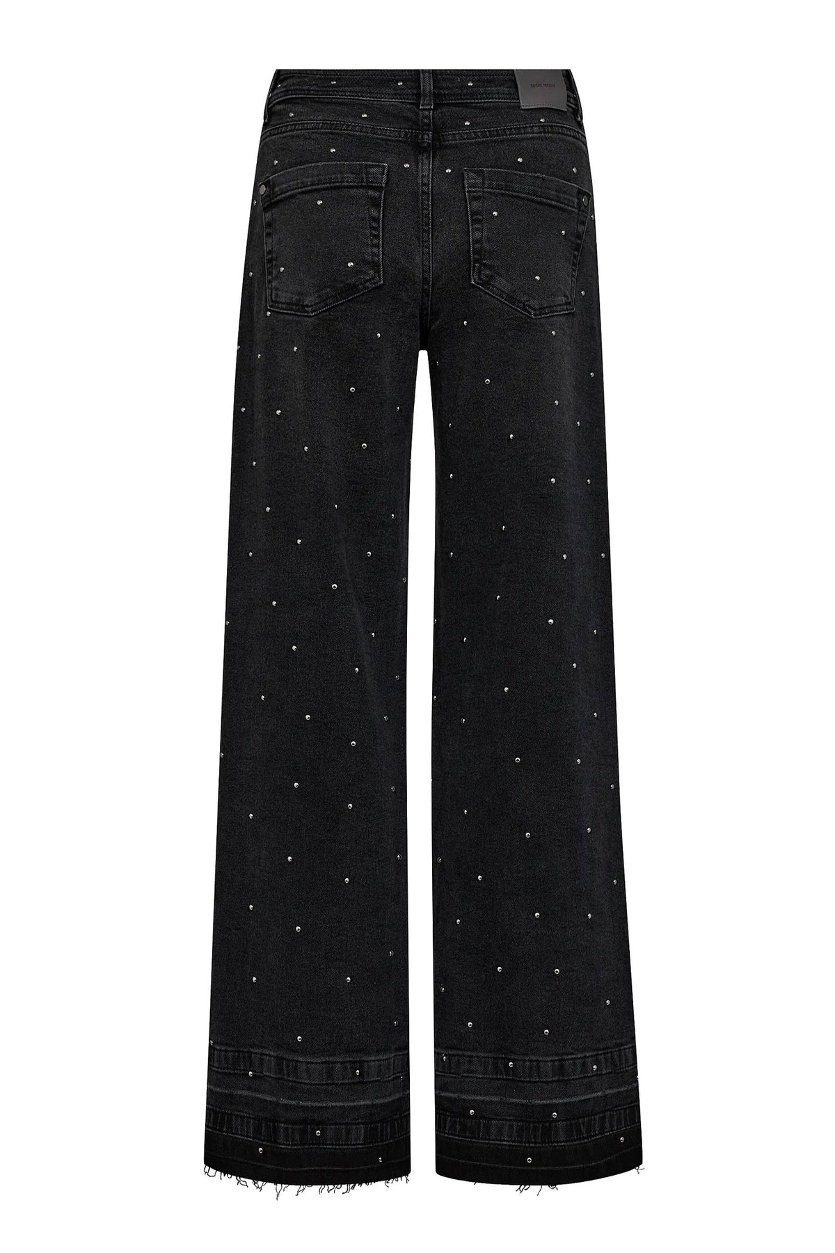 MMDara Studs Jeans Mörkgrå Denim - 172480