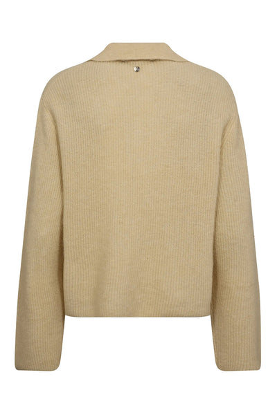 MMThora Aidy Polo Knit Boulder - 173070 Thumbnail