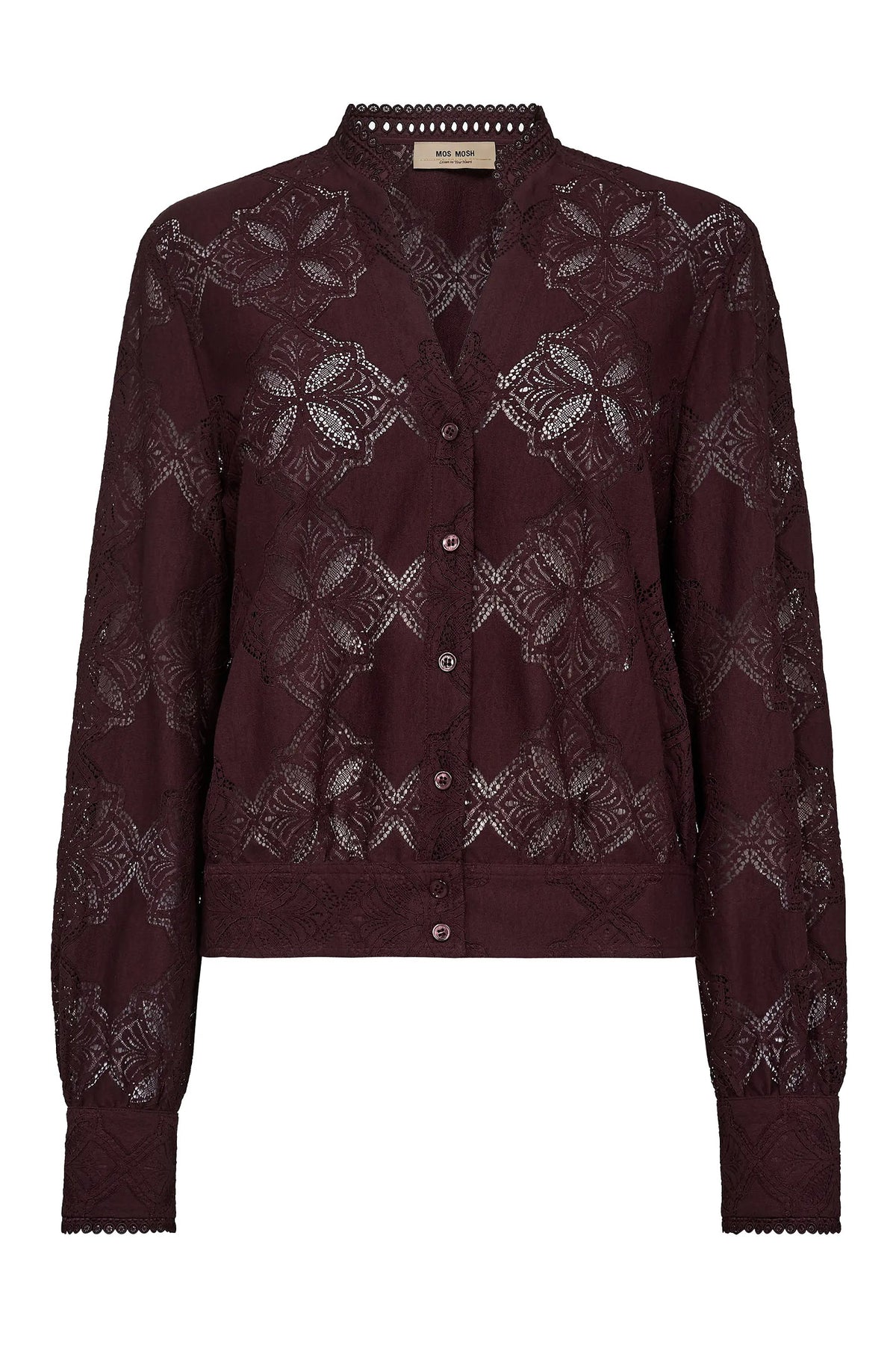 MMMonia Yen Lace Shirt FUDGE - 173470