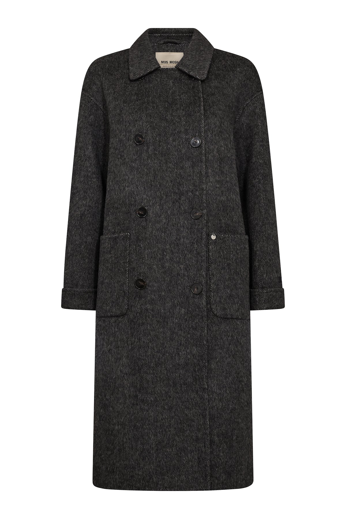 MMLucca Barkley Wool Coat Phantom - 173940