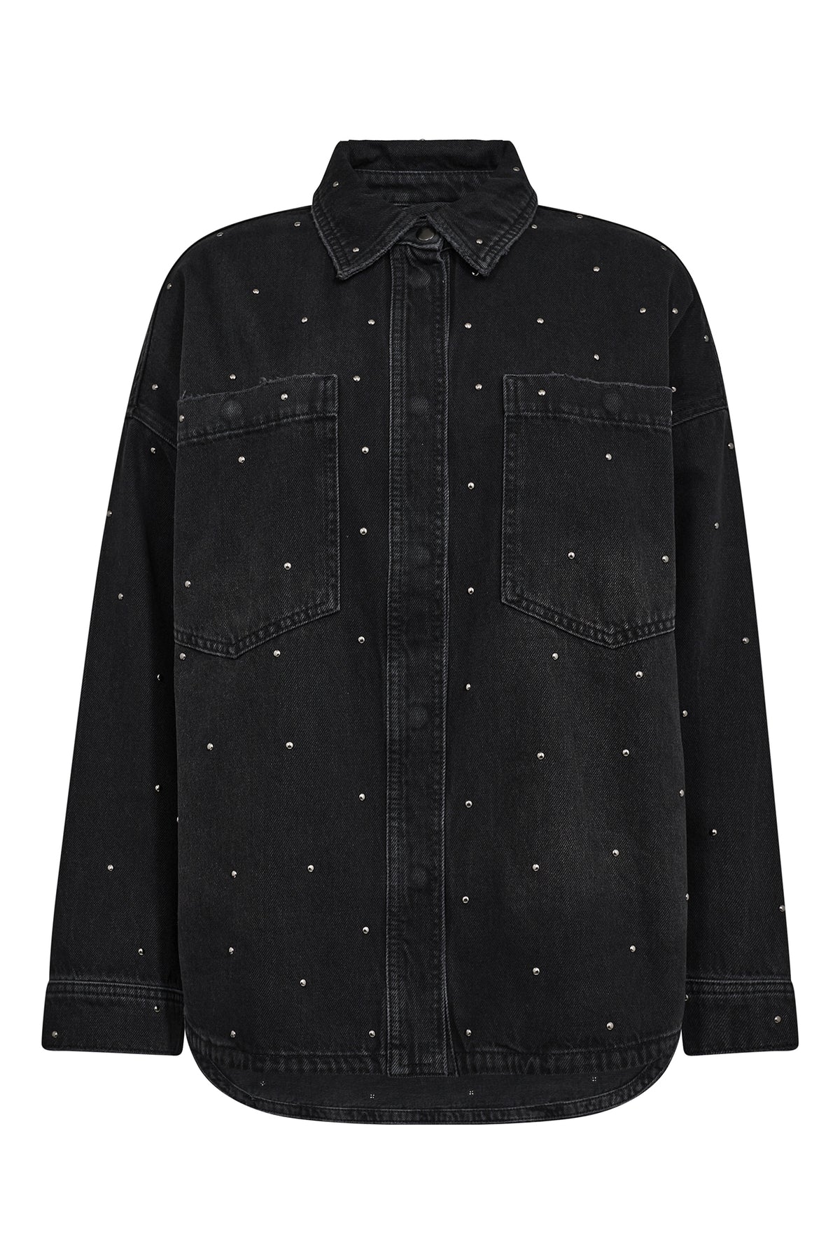 MMEmme Studs Shirt Mörkgrå Denim - 174250