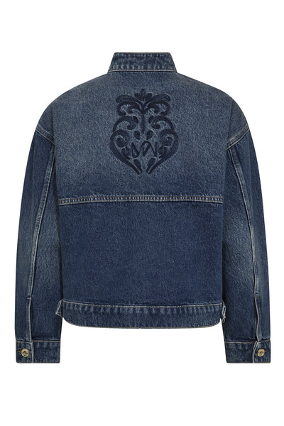 MMMavi Denimjacka Blå - 174590 Thumbnail