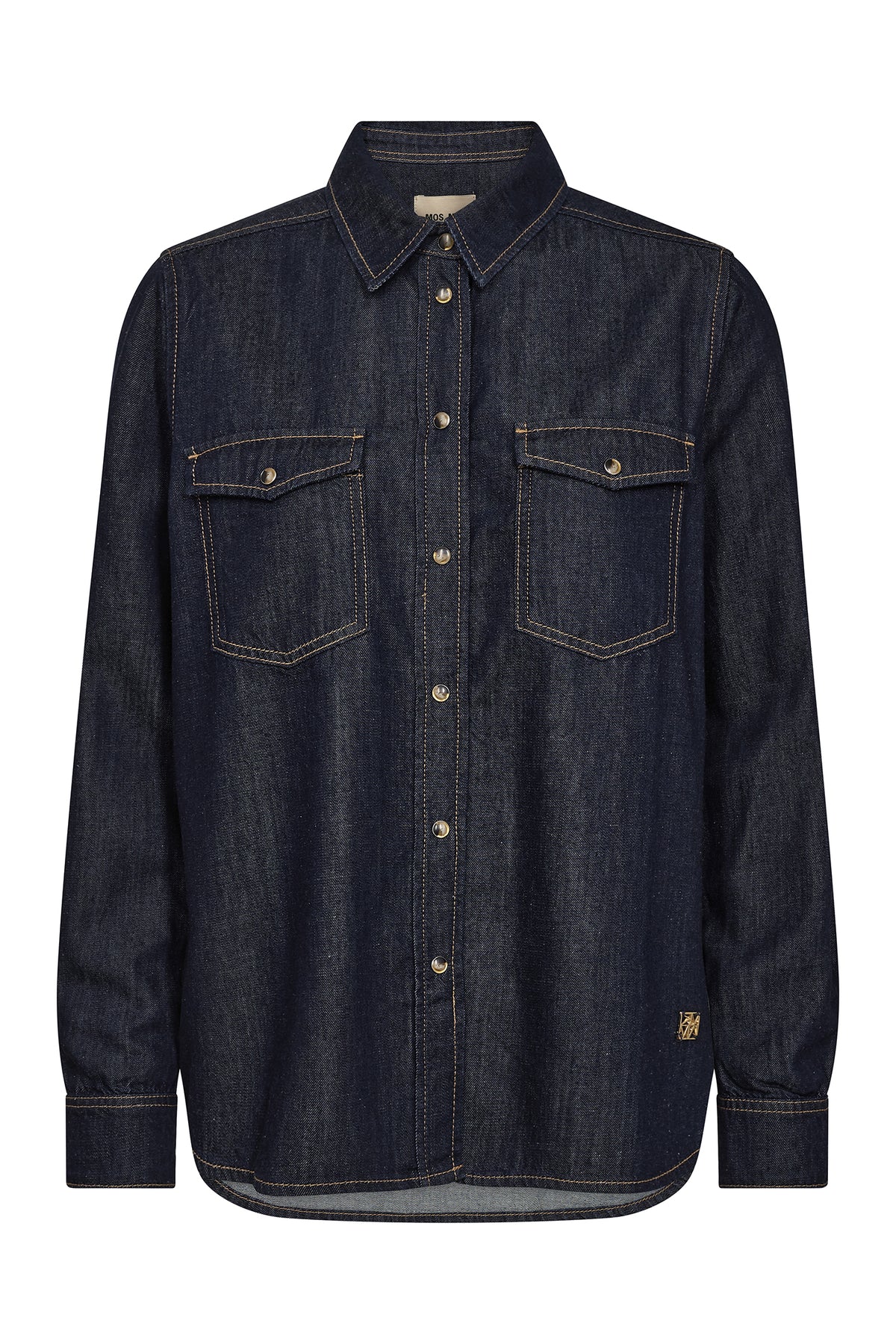 MMNatalie Denimskjorta MÖRKBLÅ - 174670