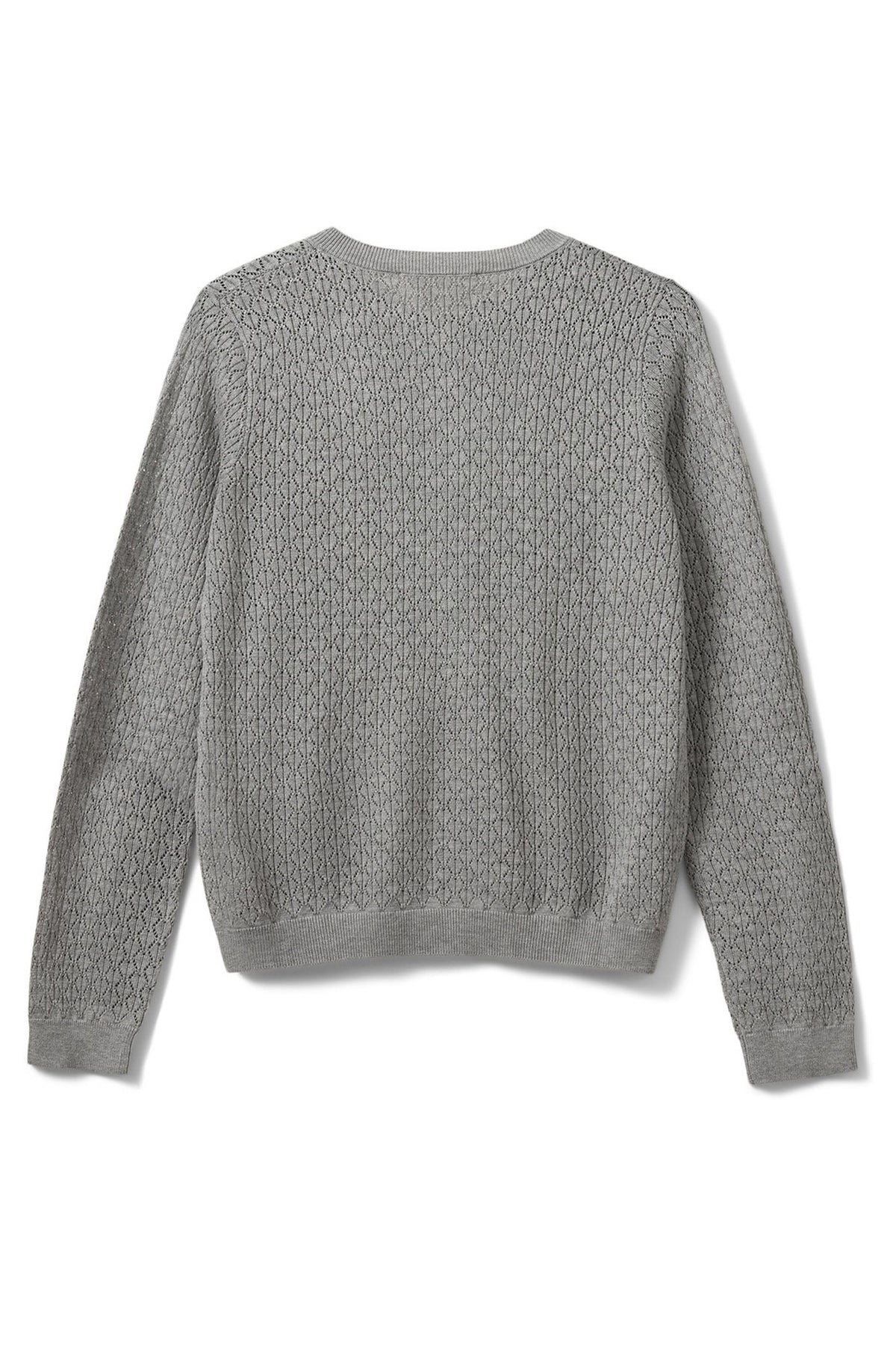 CISSESW CARDIGAN 8010 Grey melange - SNOS660