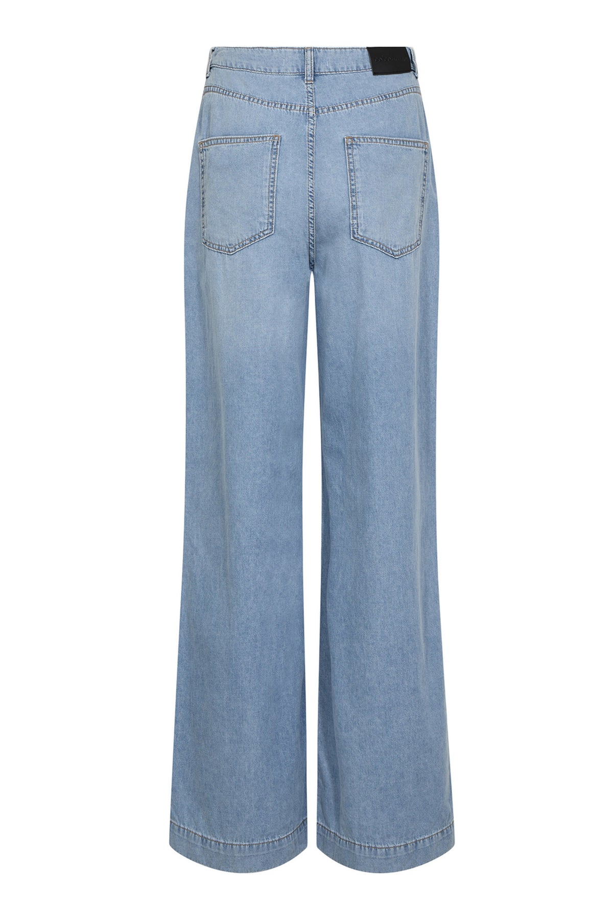 CindyCC Eyelet Wide Jeans 114-Fade Denim - 31529