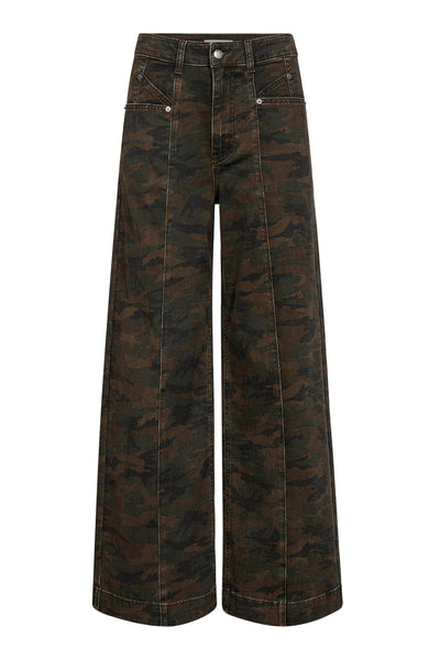 CamouCC Denim Wide Jeans 77-Kamouflage - 31588 Thumbnail